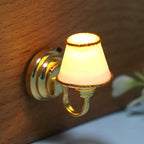 1:12 Dollhouse Furniture with Light-Up Chandelier Ceiling Decorative Lantern Miniature Scene Model