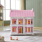 Dollhouse with LED lighting systems