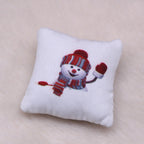Handmade Dollhouse Christmas Pillow