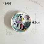 Mini Ceramic Dish Plates for dollhouse Kitchen Plates(87 skus)