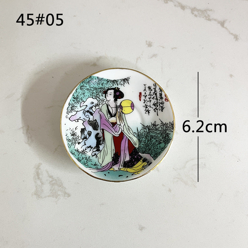 Mini Ceramic Dish Plates for dollhouse Kitchen Plates(87 skus)