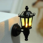 1:12 Dollhouse Furniture with Light-Up Chandelier Ceiling Decorative Lantern Miniature Scene Model