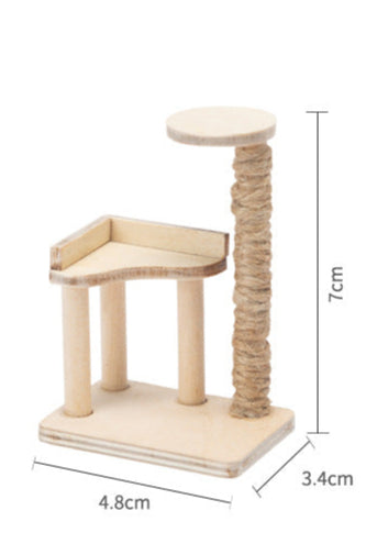 1:12 Dollhouse MiniatureCat Shelf Cat Scratching Board