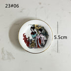 Mini Ceramic Dish Plates for dollhouse Kitchen Plates(87 skus)
