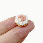 Six-Piece Miniature Food Play Peach Pie Eight-Piece BJD Dollhouse Dessert Shop Scene Photo Props