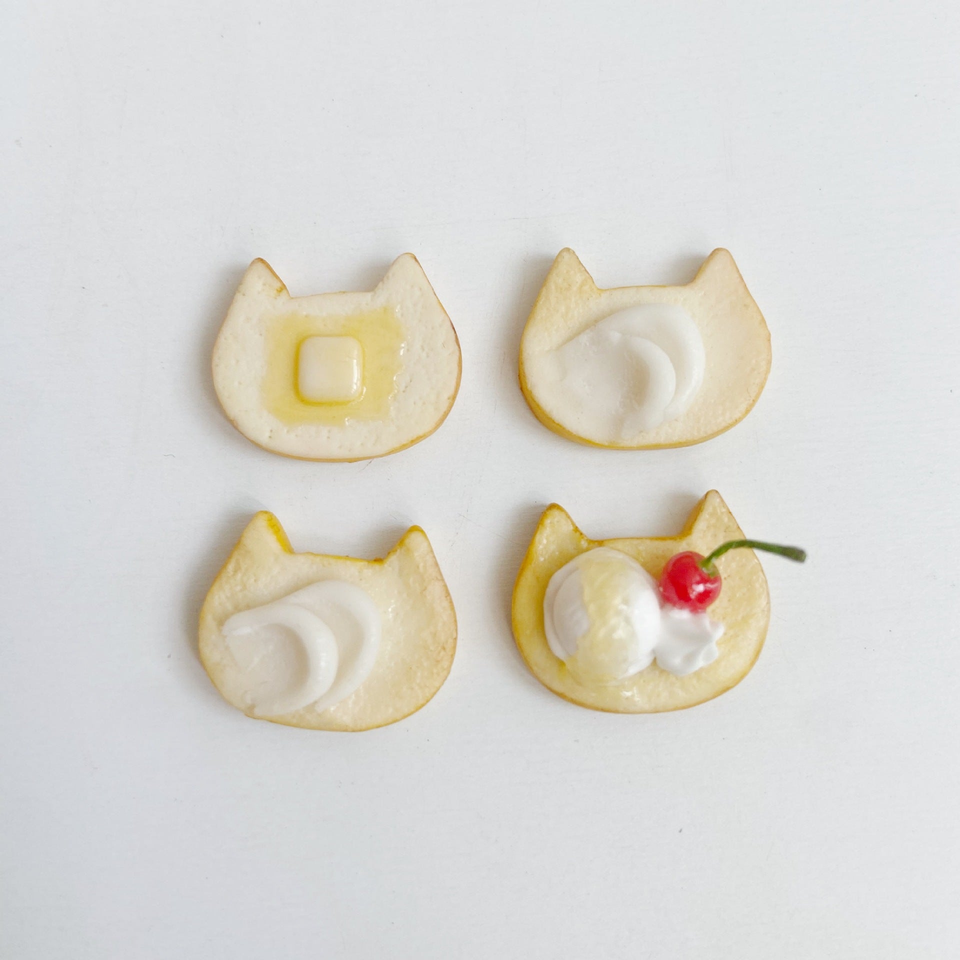 Cute Fun Simulation Toast Bread Miniature Food Play Mini Dollhouse Bakery Props