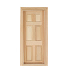Dollhouse 112 Scale Wooden Door Window Base for Painting