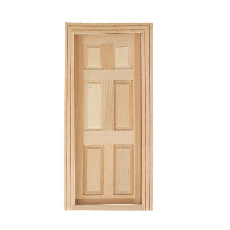 Dollhouse 112 Scale Wooden Door Window Base for Painting