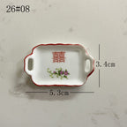 Mini Ceramic Dish Plates for dollhouse Kitchen Plates(87 skus)