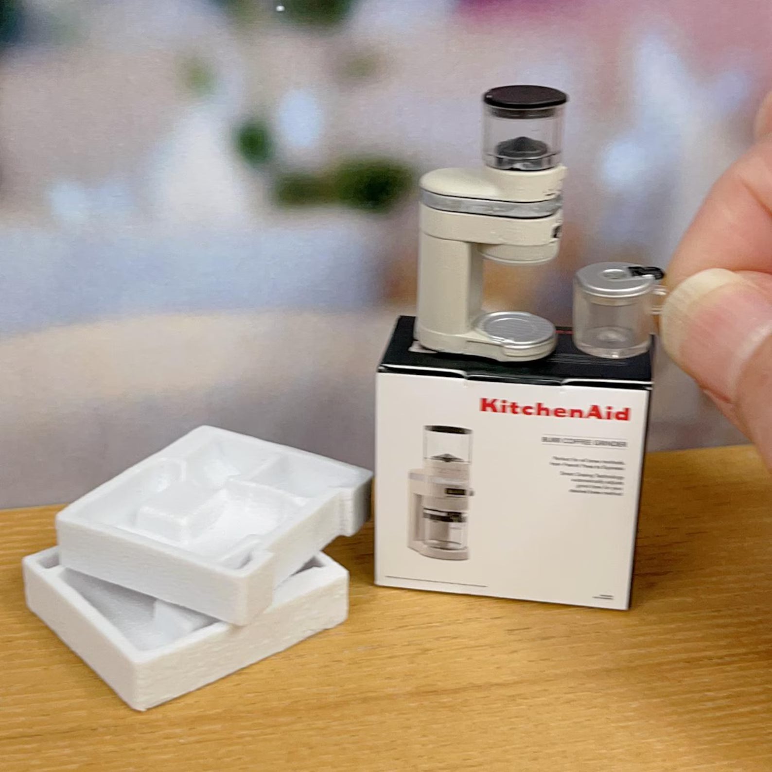 1/12 Dollhouse Miniature Replica KitchenAid Coffee Grinder