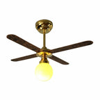 1:12 dollhouse Globe Battery Light with Ceiling Fan